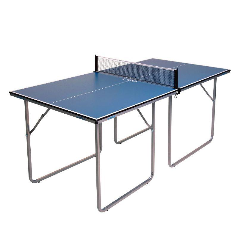 Compact Blue Folding Table Tennis Table with Net