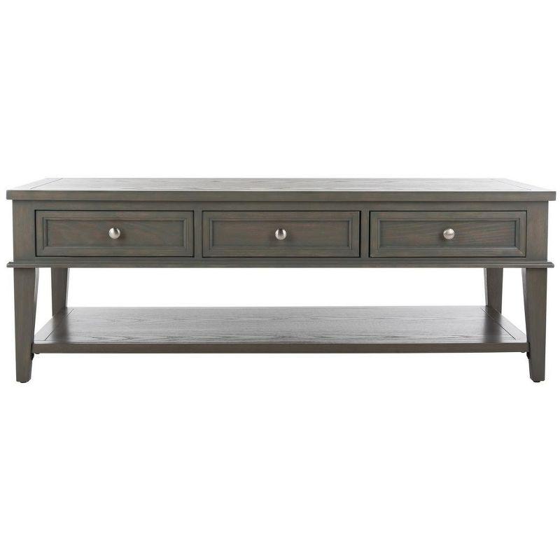 Manelin Coffee Table - Ash Grey - Safavieh