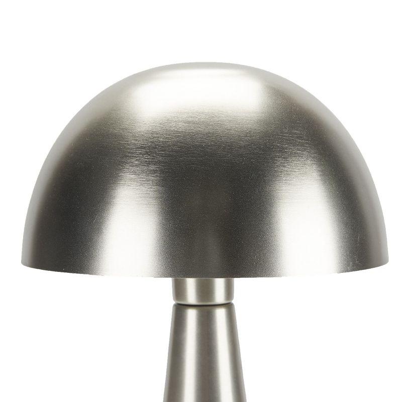 16" Mid-Century Modern Metal Mushroom Accent Table Lamp - Nourison