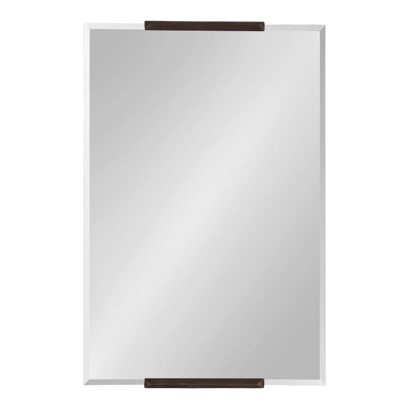 Kate and Laurel Erina Metal Rectangle Mirror, 20x31, Bronze