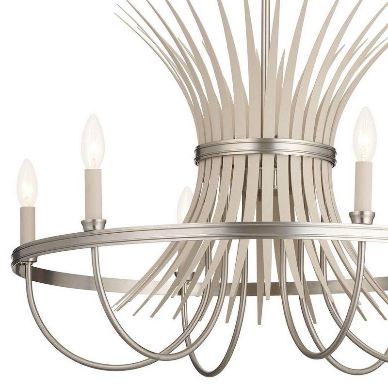 Felicity 29" 6 Light Chandelier Brushed Nickel