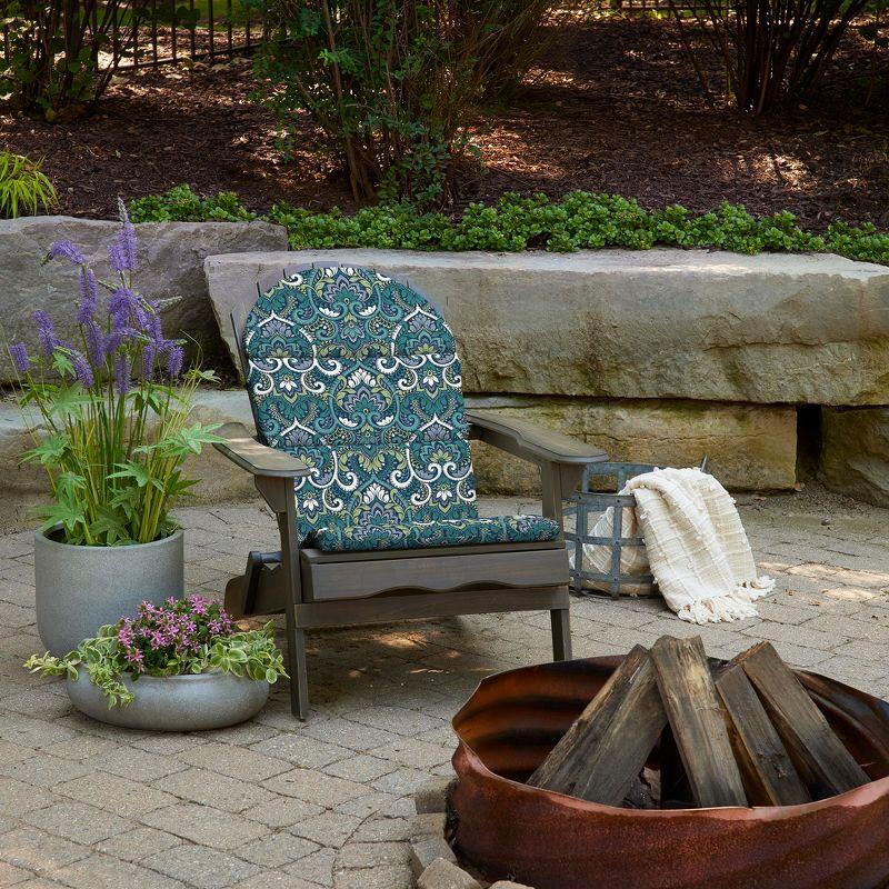 ARDEN Outdoor Foam Adirondack Cushion, Set of 2, 21.5 x 19, Water repellent, Fade Resistant, Foam Cushion for Adirondack Chairs 21.5 x 19