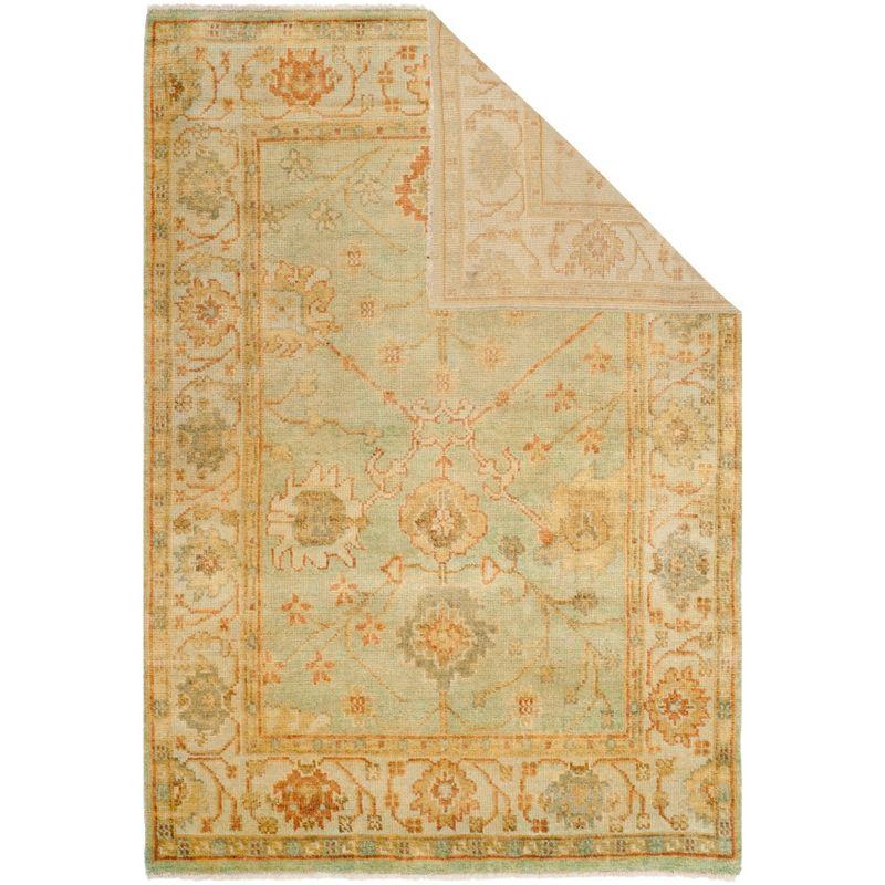 Oushak Hand Knotted Wool Oriental Rug
