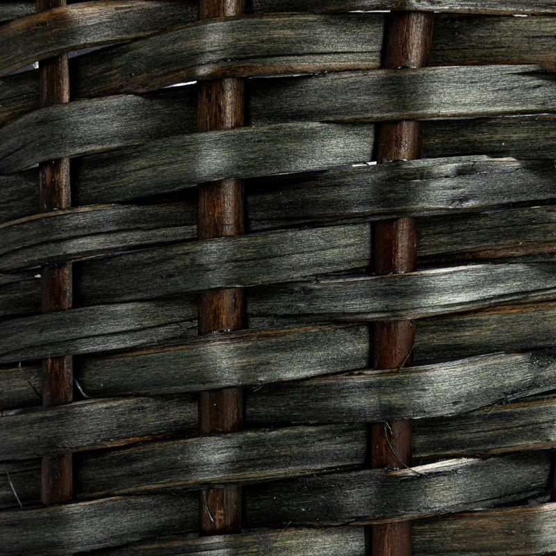 Household Essentials Willow Wicker Open Waste Basket