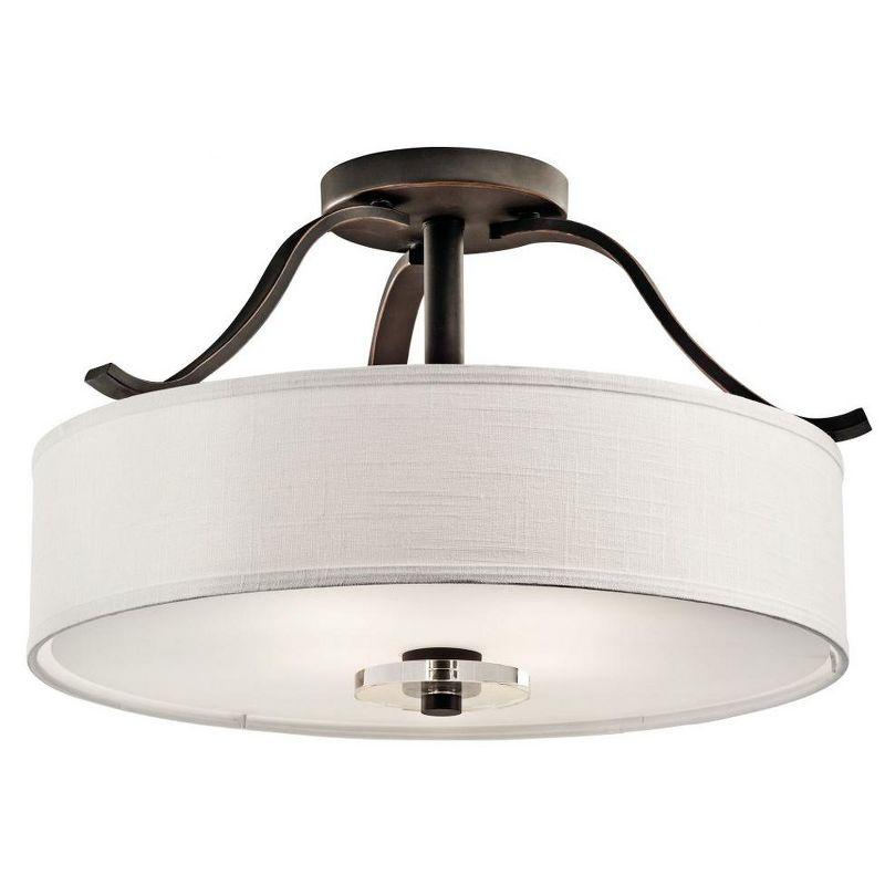 Kichler Lighting Leighton 4 - Light Semi-Flush Mount in  Olde Bronze