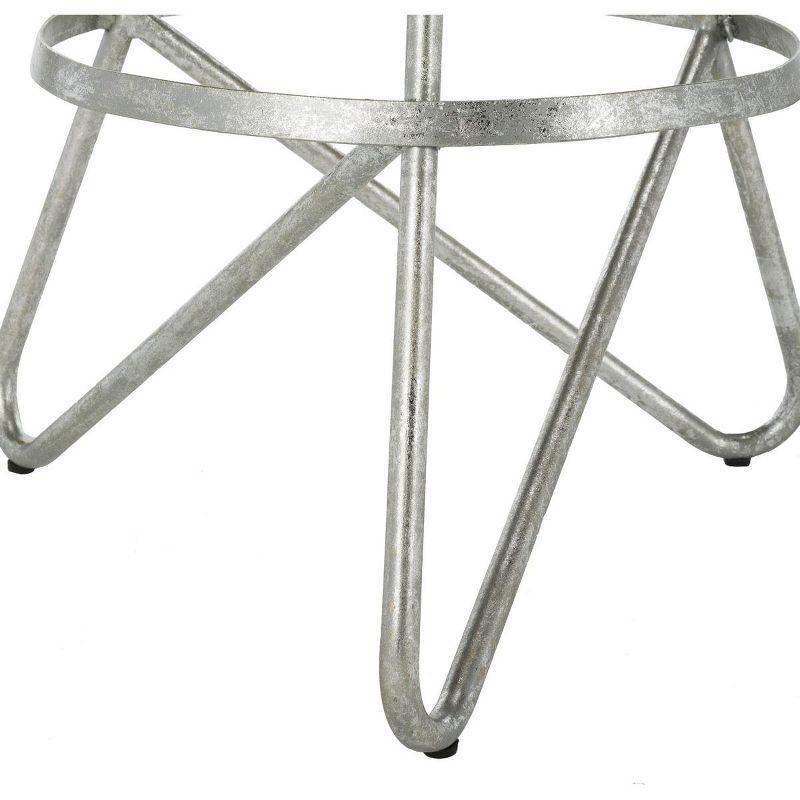 Galexia Bar Stool - BST3200 - Silver/Leaf - Safavieh