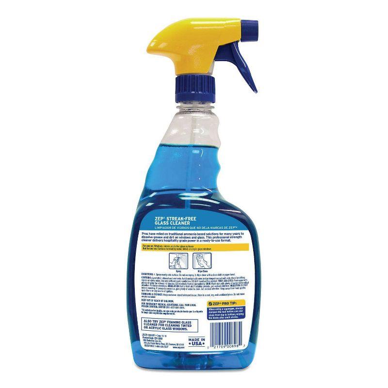 Zep Commercial Streak-Free Glass Cleaner - 32oz