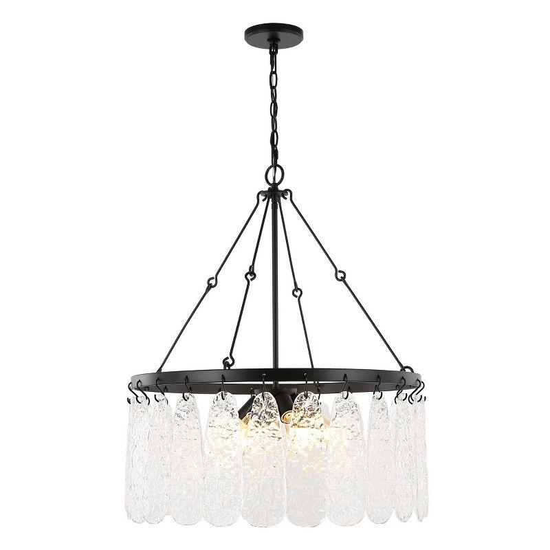 Percey 6 - Light Dimmable Wagon Wheel Chandelier