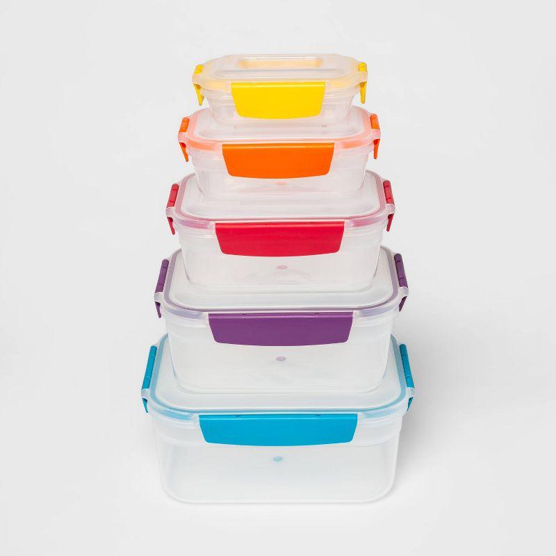 Joseph Joseph Nest Lock 10-Piece Food Storage Containers, BPA Free