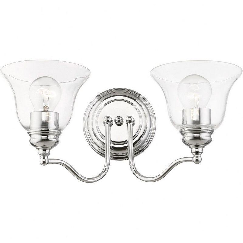 Livex Lighting Moreland 2 - Light Vanity in  Polished Chrome