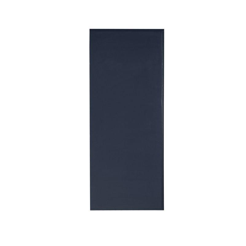 Campaign 2 Drawer Desk Blue/Gold - Linon: Matte Gold Legs, MDF, Metal Hardware