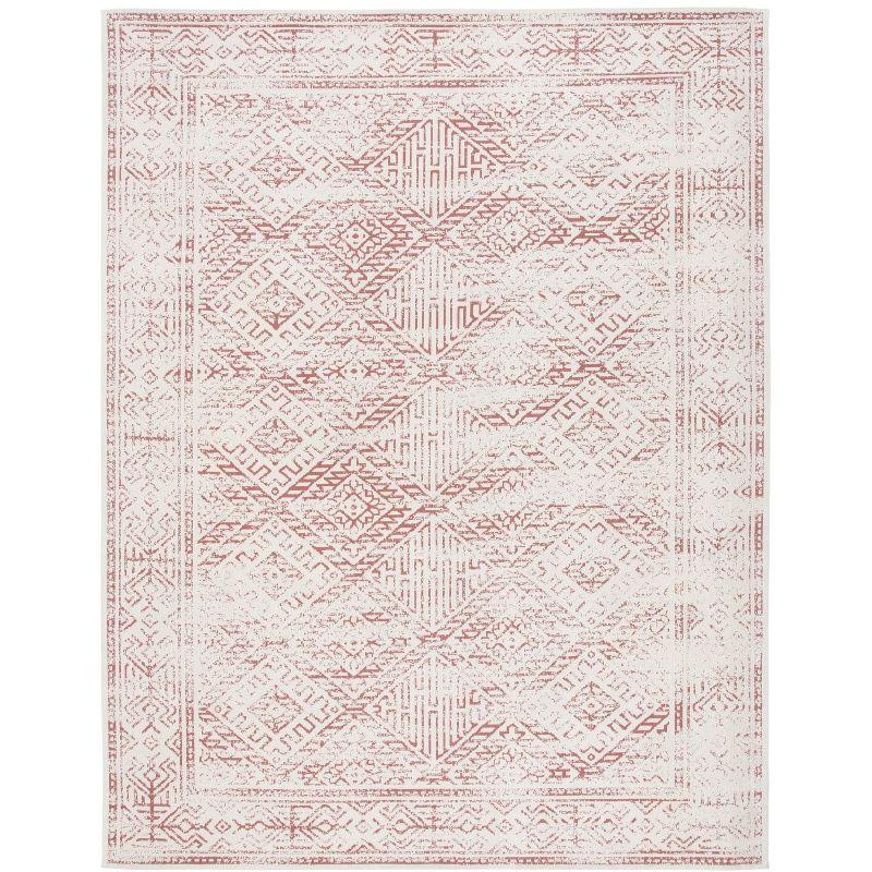 Classic Vintage CLV126 Woven Indoor Area Rug - Beige/Red - 6'x9' - Safavieh