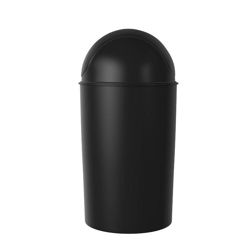 Plastic Swing Top Trash Can - 10 Gallons