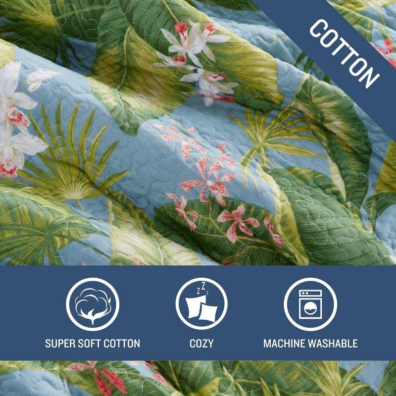 Blue Sky Cotton Twin Reversible Quilt Set