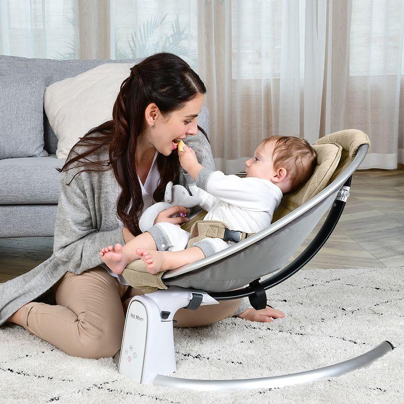 Hotmom Electric Cotton Baby Bouncer for Newborns and Infants (Sand)