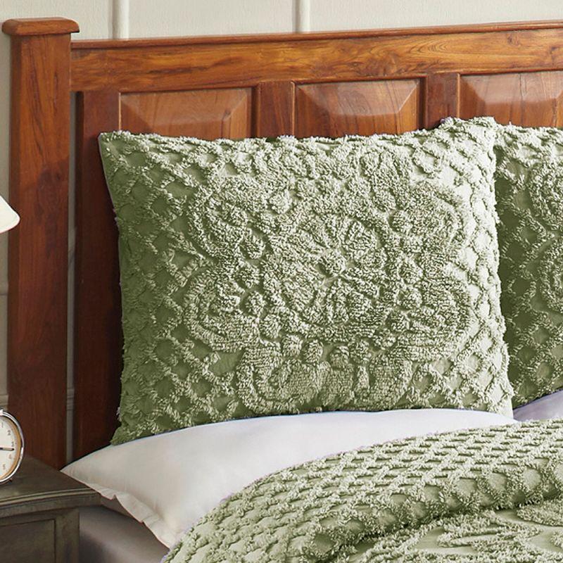 Trevor Collection 100% Cotton Tufted Unique Luxurious Bedspread & Sham Set - Better Trends