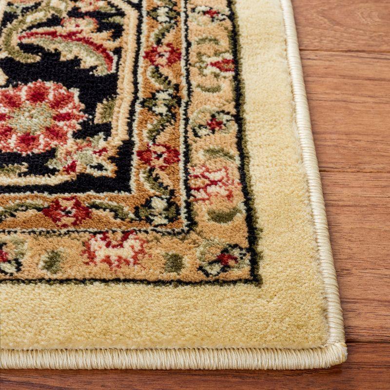 Lyndhurst Heriz LNH330 Power Loomed Area Rug - Beige/Black - 8'x10' - Safavieh