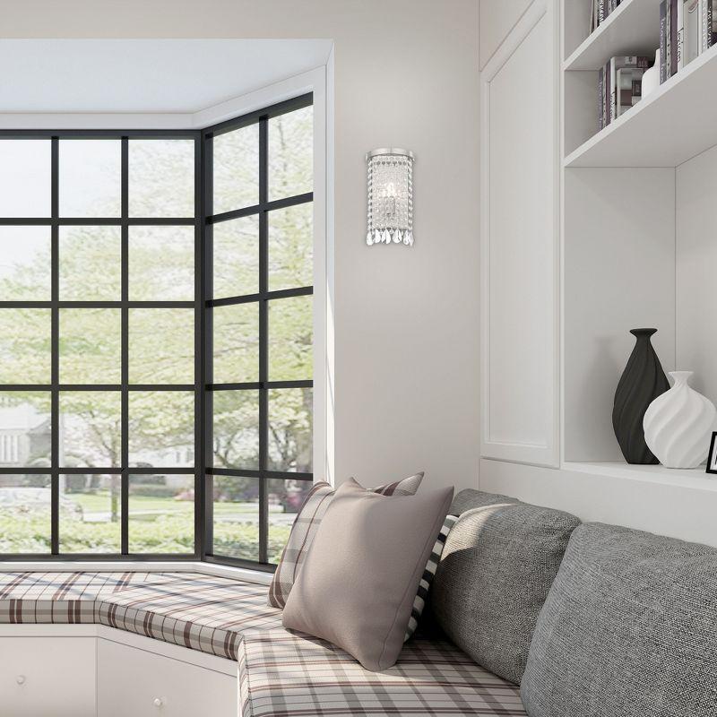 Livex Lighting Elizabeth 1 - Light Wall Light in  Brushed Nickel