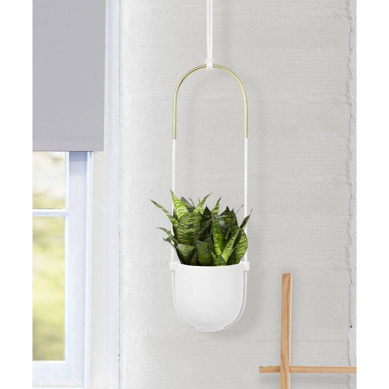 Umbra Bolo Ceramic Hanging Planter