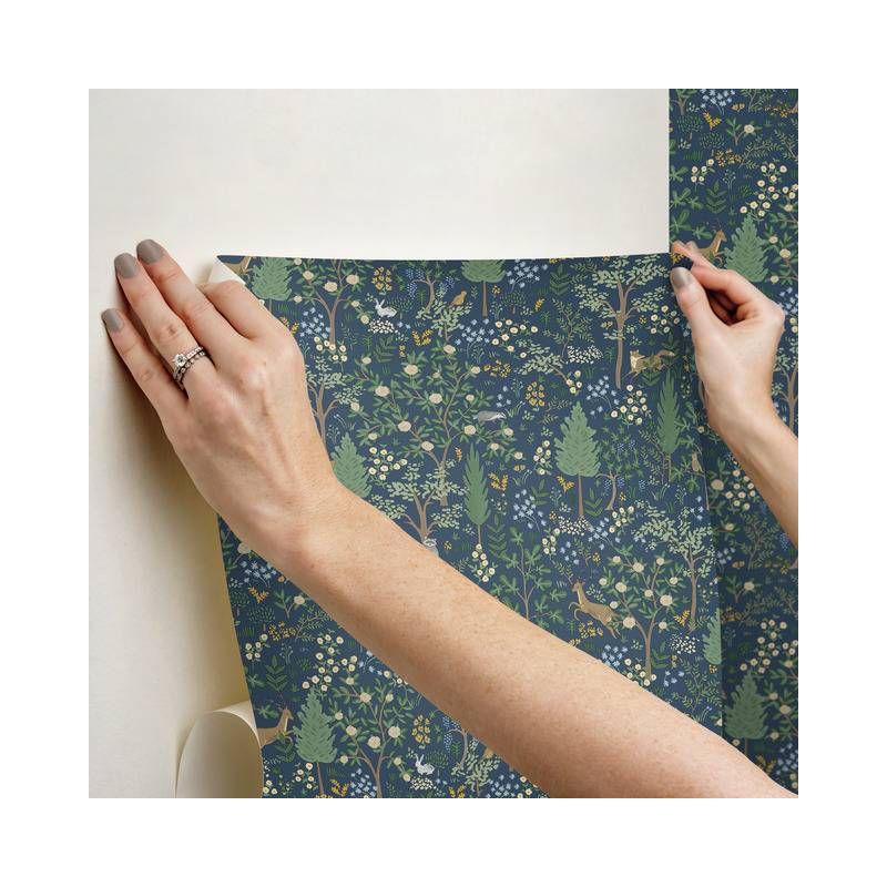 Woodland Emerald Peel and Stick Wallpaper