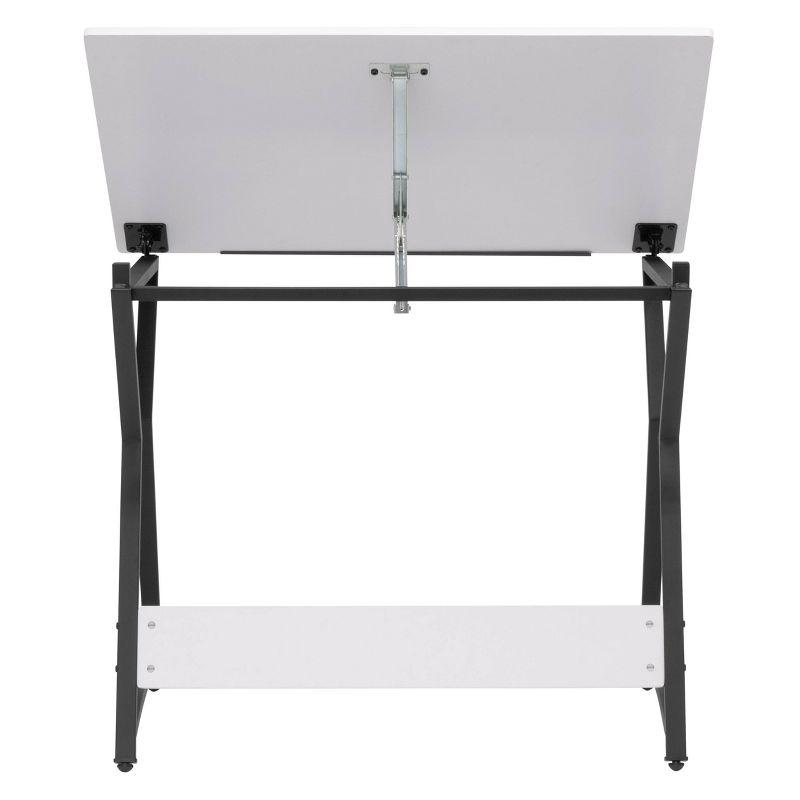 Hourglass Craft Table, Angle Adjustable Drafting Table