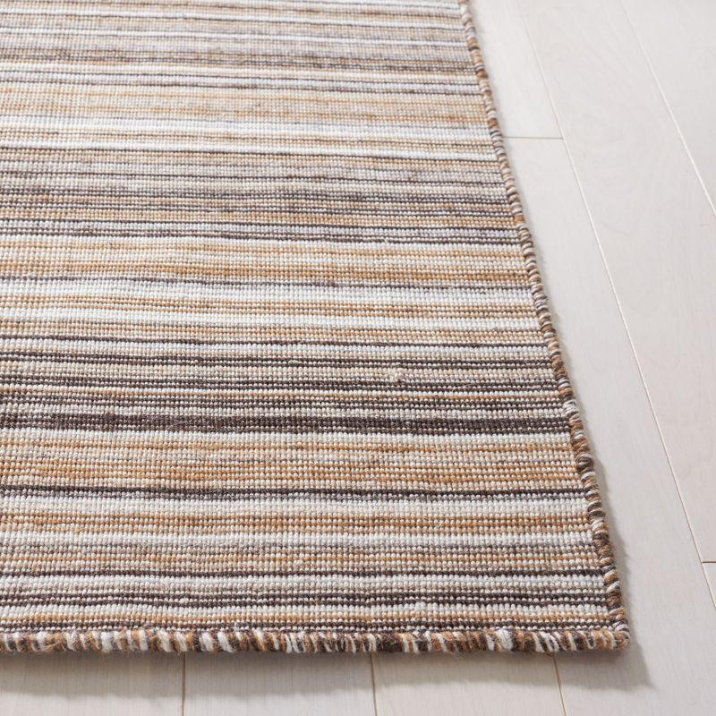 Kilim KLM313 Hand Woven Area Rug - Brown/Yellow - 3'x5' - Safavieh.