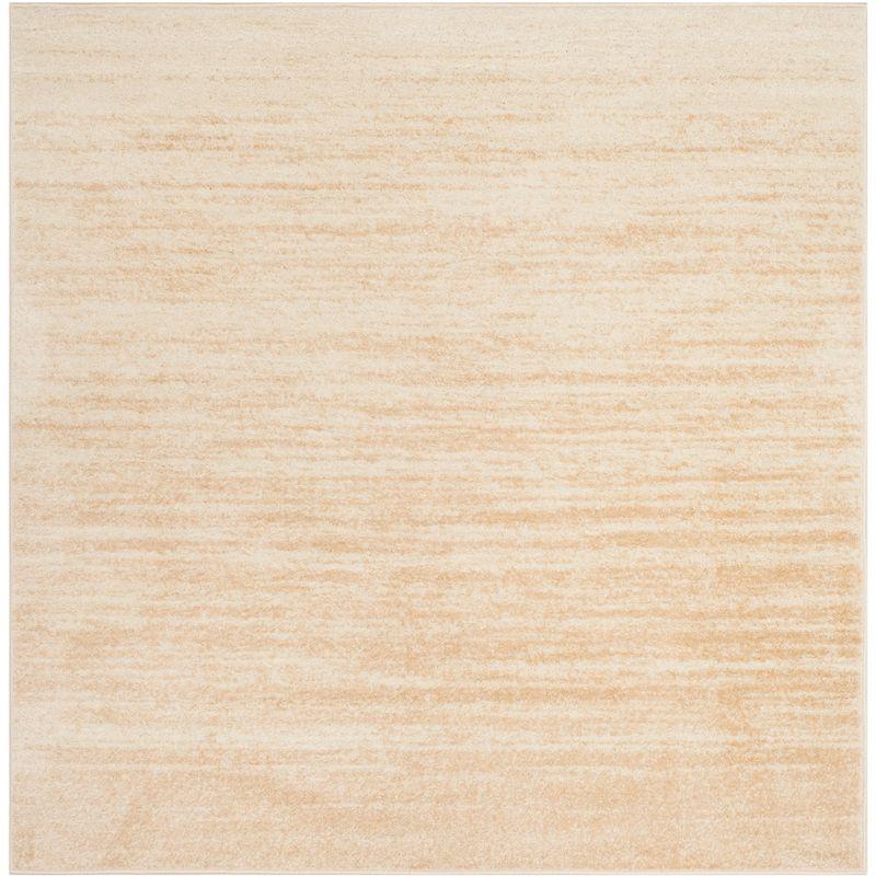 Adirondack ADR113 Non-Shedding Power Loomed Indoor Area Rug - Champagne/Cream - 6'x6' - Safavieh