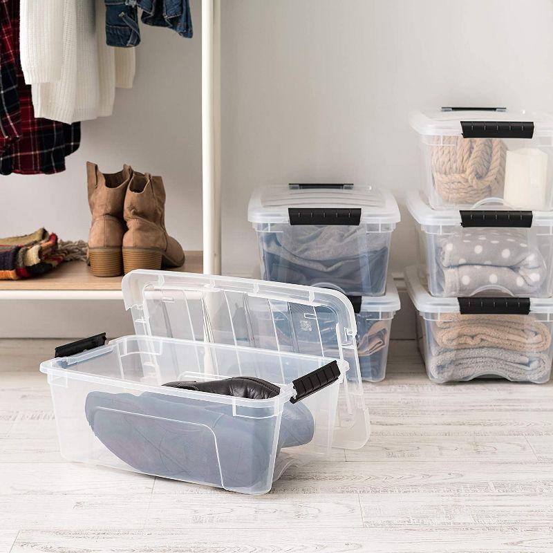 IRIS USA, Inc. Stack & Pull™ Plastic Bin