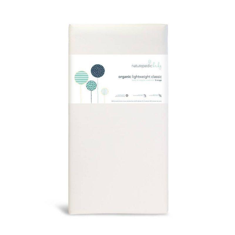 Naturepedic Classic Organic Cotton Lightweight 2-Stage Crib Mattress