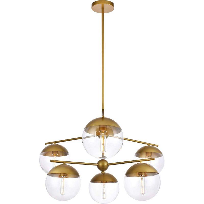 Yearby 6 - Light Dimmable Tiered Chandelier
