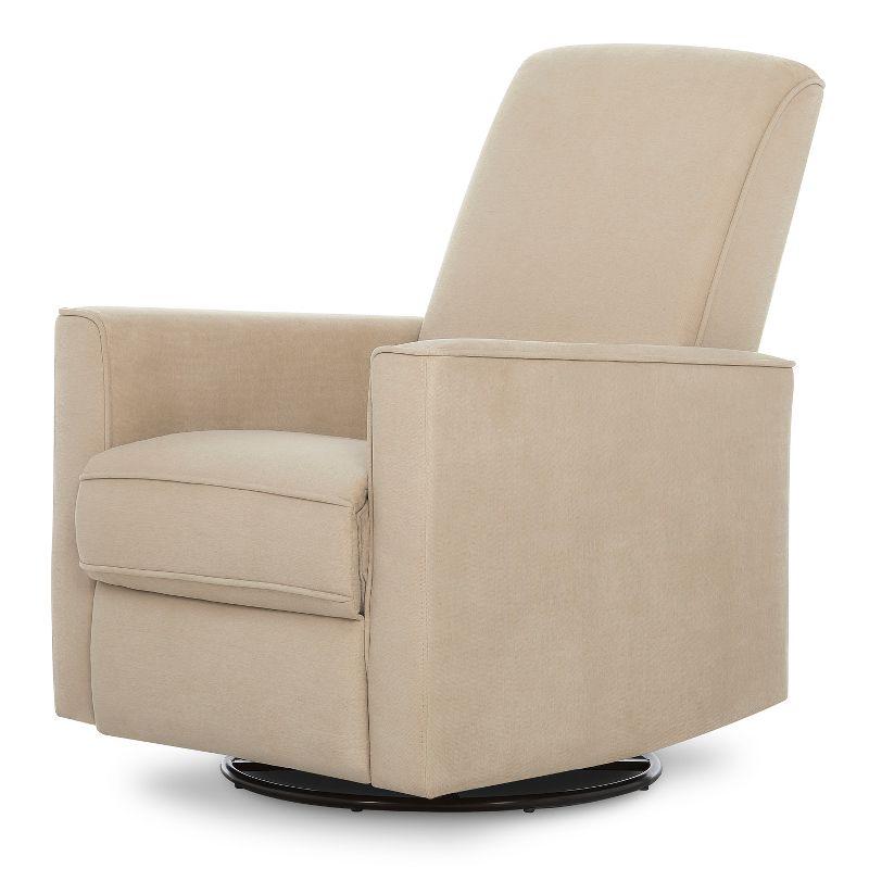 Evolur Greenguard Gold Certified Upholstered Swivel Reclining Glider