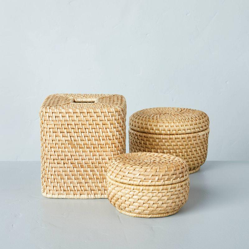 Woven Tissue Box Cover Natural - Hearth & Hand™ with Magnolia