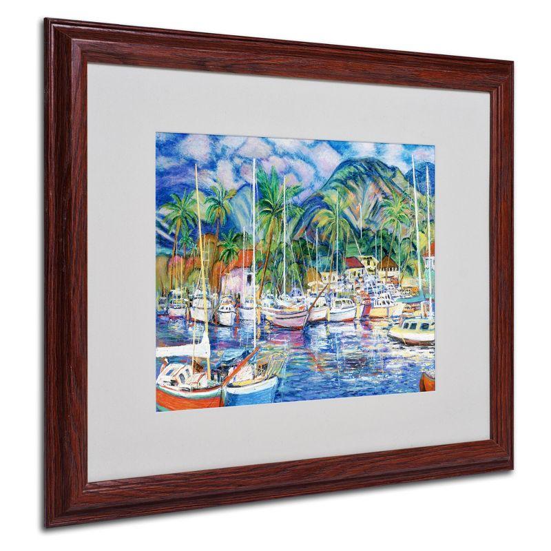 Trademark Fine Art " Lahaina Marina " by Manor Shadian