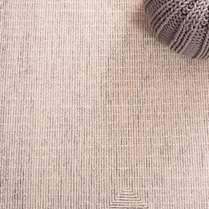 Abstract ABT480 Handmade Indoor Area Rug - Grey/Ivory - 6'x9' - Safavieh