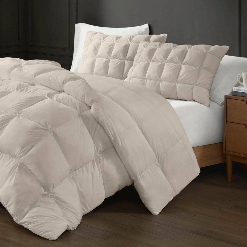 Madison Park Stay Puffed Overfilled Down Alternative Comforter Tan