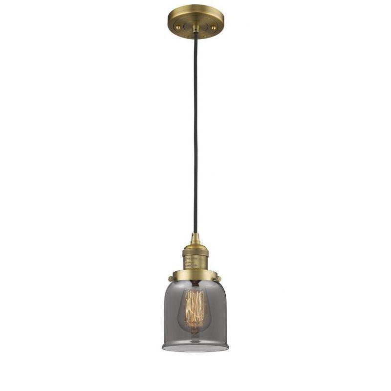 Innovations Lighting Bell 1 - Light Pendant in  Brushed Brass