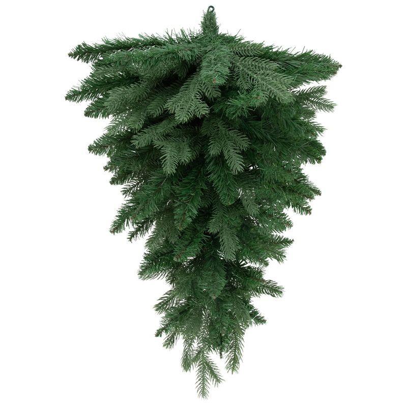 30" Green Pine Artificial Christmas Teardrop Swag