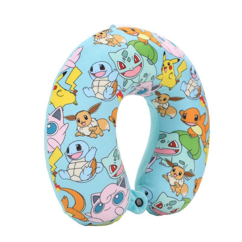 Pokemon Pikachu 2-Piece Eye Mask & Neck Pillow Travel Set