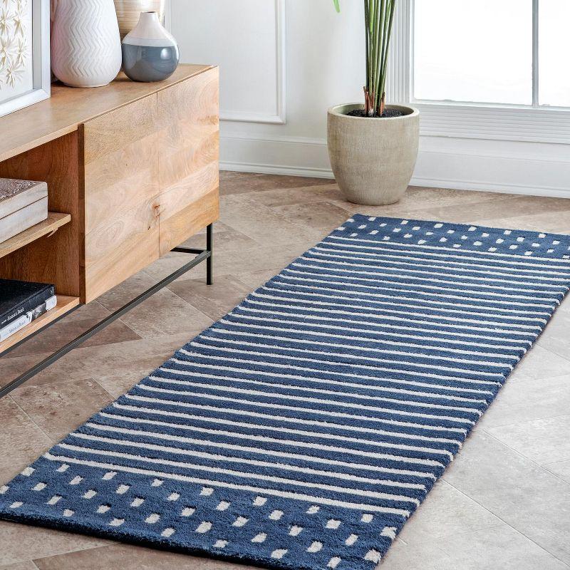 Arvin Olano x Rugs USA Mandia Striped Wool Area Rug