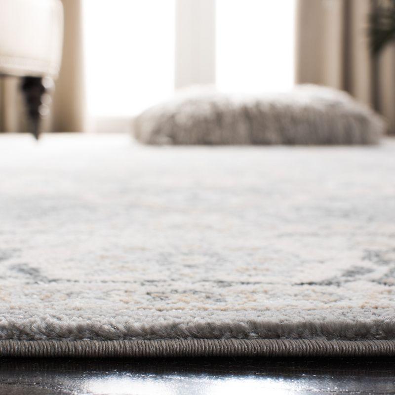 Isabella ISA912 Power Loomed Accent Rug - Grey/Dark Grey - 3'x5' - Safavieh.
