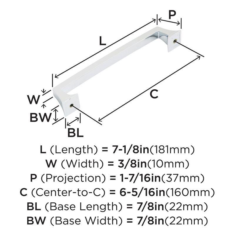 Mulholland 6 5/16" Center to Center Bar Pull