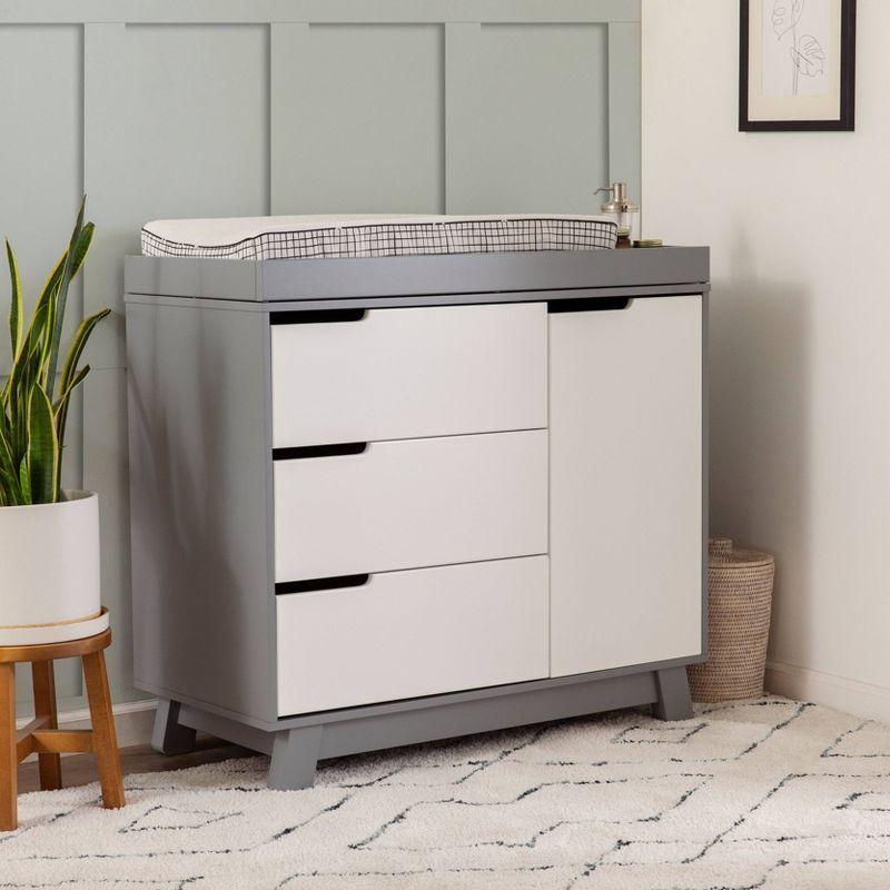 Hudson 3-Drawer Changer Dresser with Removable Changing Tray