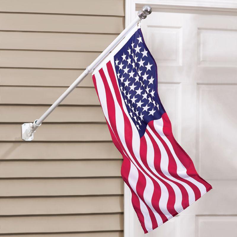 Collections Etc Tangle Free American Flag and Flag Pole