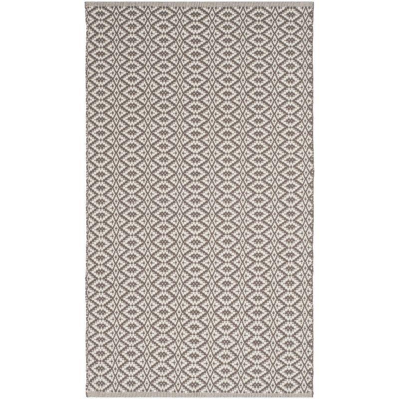 Montauk MTK716 Hand Woven Indoor Accent Rug - Ivory/Grey - 3'x5' - Safavieh
