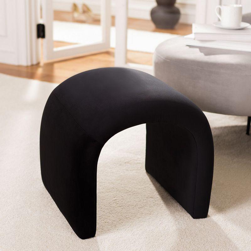 Kibo Ottoman - Black - Safavieh