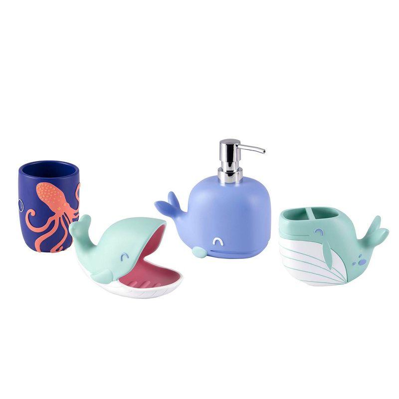 Whales Kids' Soap Dish - Allure Home Creations