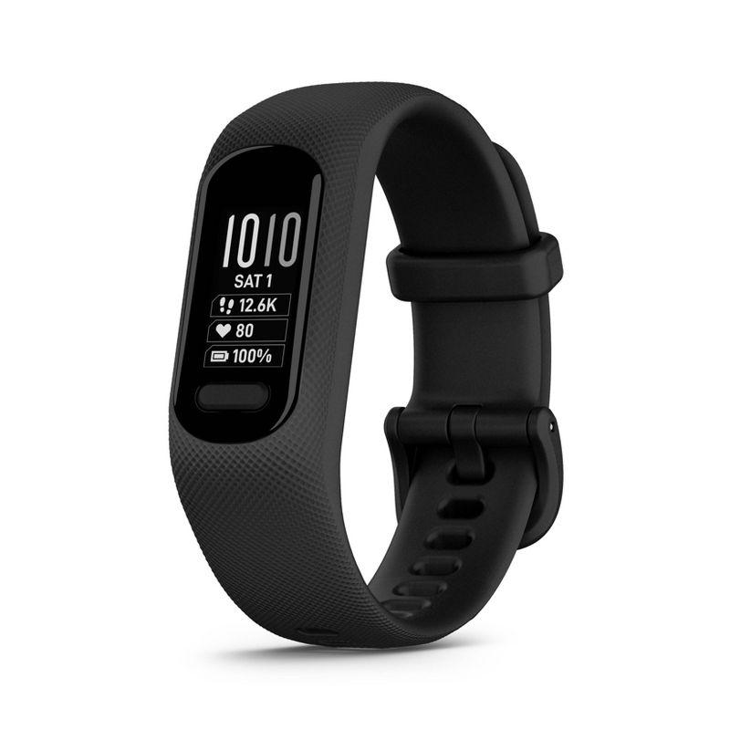 Large Black Silicone Fitness Tracker with GPS and Sleep Tracker