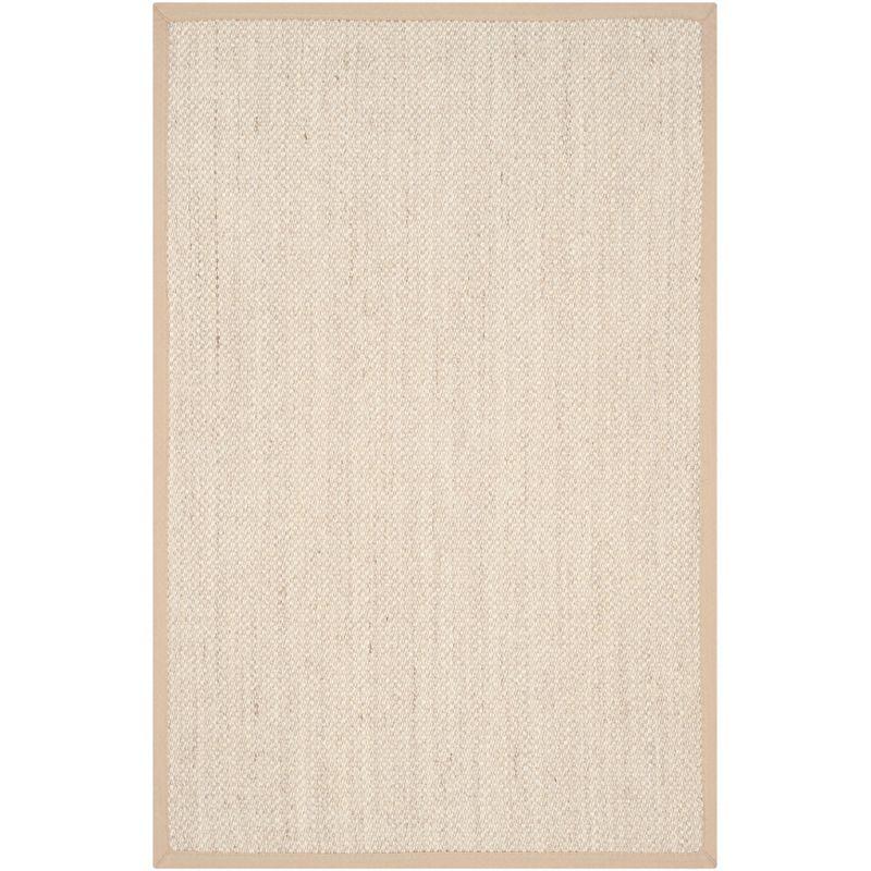 Natural Fiber NF143 Power Loomed Accent Rug - Marble/Linen - 2'x3' - Safavieh.