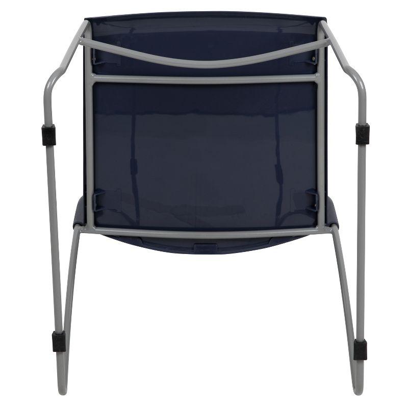 Antonia 661 lb. Capacity Stack Chair with Air-Vent Back and Powder Coated Sled Base