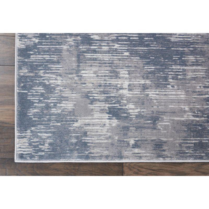 Nourison Rustic Textures Painterly Indoor Rug Grey 9'3" x 12'9"